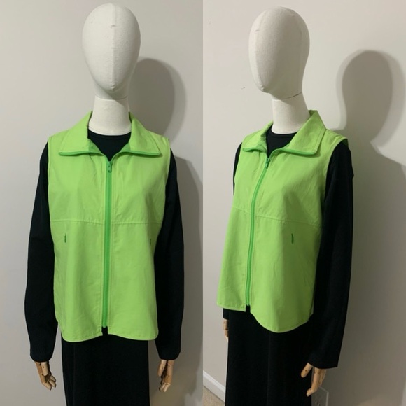 Lime Green Nylon Vest - Picture 1 of 17